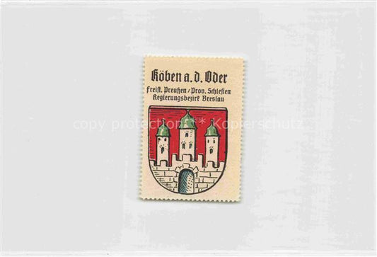 74015731 Koeben Oder Niederschlesien Chobienia PL Freistaat Preussen Prov. Schle