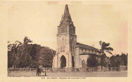 74014956 St Louis  Senegal Eglise de Lourdes à Sor