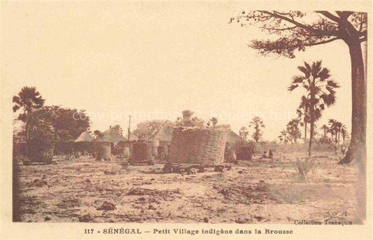 74014959 Senegal Petit village indigène dans la Brousse