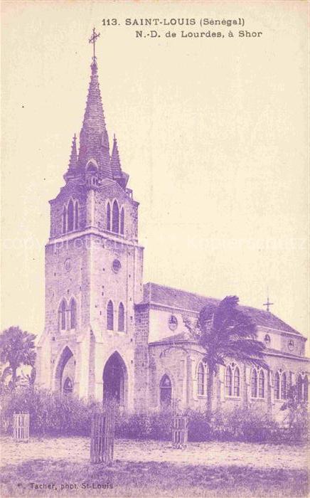 74014972 Saint Louis Senegal Eglise Notre-Dame de Lourdes à Shor