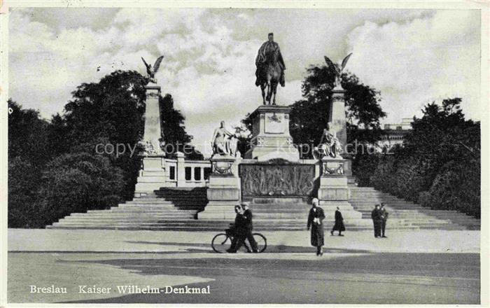 74014997 Breslau WROCLAW PL Kaiser Wilhelm Denkmal Reiterstandbild