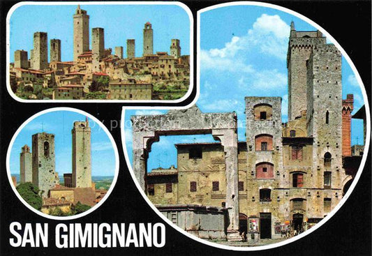 74015071 San Gimignano Toscana IT Le Torri Tuerme der Stadt