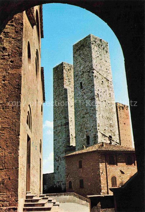 74015072 San Gimignano Toscana IT Torri Gemelle Zwillingstuerme