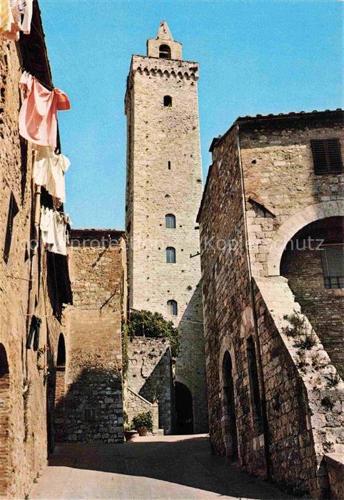 74015073 San Gimignano Toscana IT Torre grossa Grosser Turm