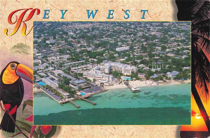 74015107 Key West Florida USA Aerial panoramic view of the city