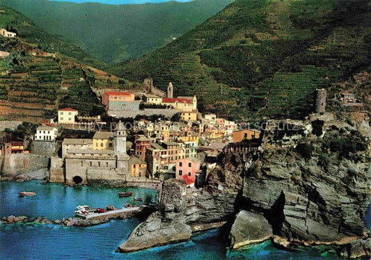 74015125 Vernazza La Spezia Liguria IT Le cinque torre veduta aerea