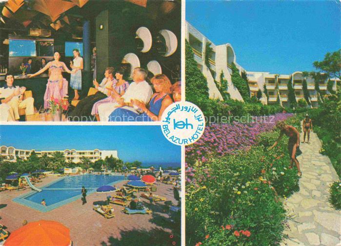 74015176 Hammamet Tunesie Hôtel Bel Azur Bar Jardin Piscine