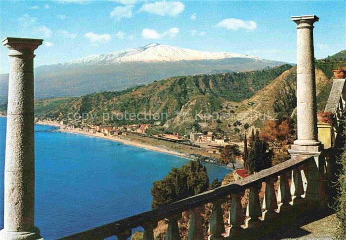 74015544 Taormina Sicilia IT Panorama con l'Etna Vulkan