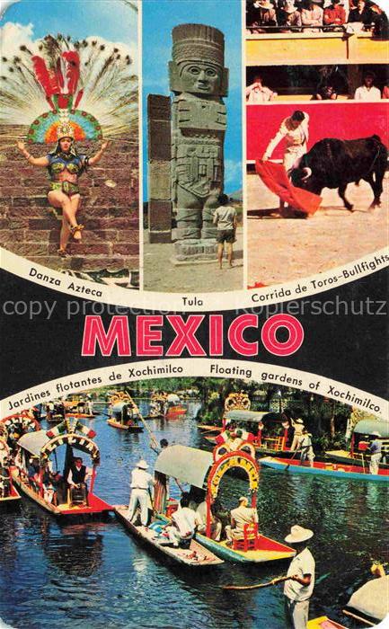 74015915 Tula Hidalgo Danza Azteca Corrida de Toros Monumento Jardines flotantes