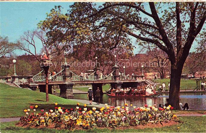 74015925 Boston Massachusetts USA Public Garden and swanboat