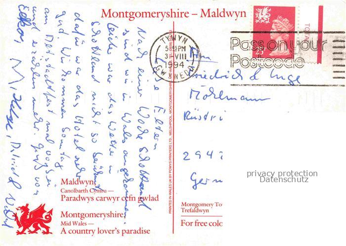 74016780 Maldwyn Montgomeryshire Teilansicht