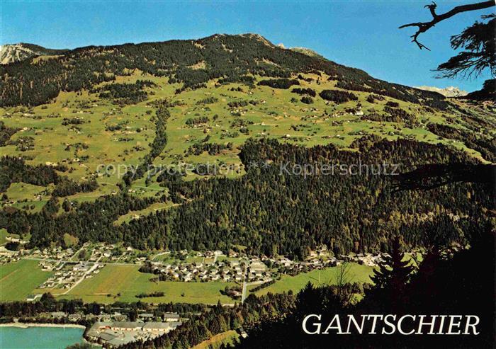 74016012 Gantschier Panorama Blick gegen Itonskop und Lechtaler Alpen