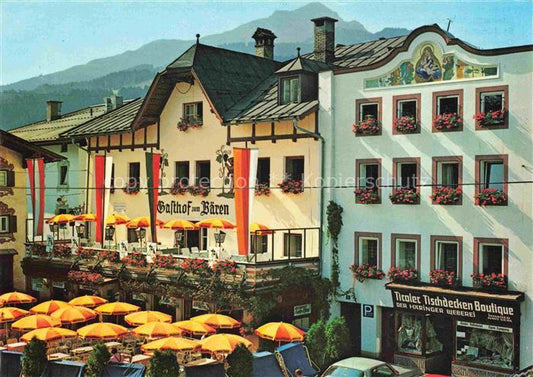 74016029 St Johann Tirol AT Gasthof zum Baeren Blick gegen Kitzbueheler Horn