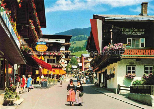 74016161 Saalbach ZELL AM SEE Pinzgau-Pongau AT Dorfstrasse Trachten Pension