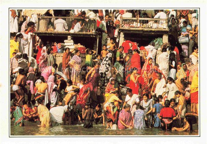 74016791 Benares Varanasi Ghats Uttar Pradesh India Ghats on the river Ganges