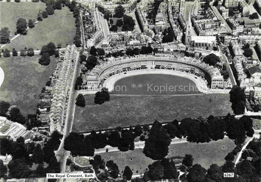 74016594 Bath  UK The Royal Crescent aerial view