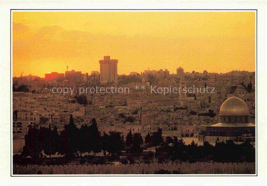 74016626 Jerusalem  Yerushalayim Israel La ville sainte et le Dôme du Rocher