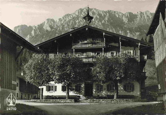 74016820 Scheffau Tirol Wilden Kaiser Tirol AT Gasthaus Maikircher gegen Scheffa