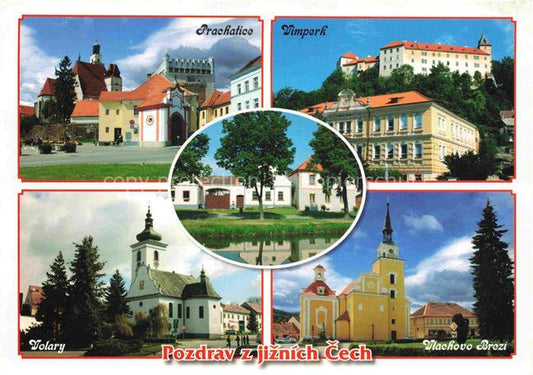 74016835 Prachatice Prachatitz CZ Vimperk Volary Machaovo Brezi Teilansichten Ge