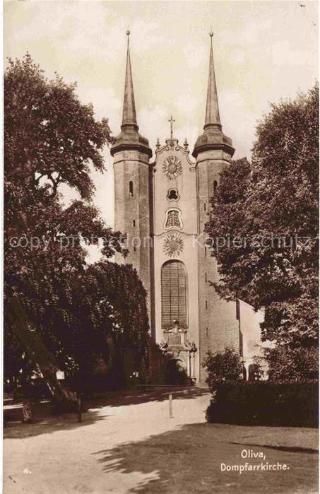 74017067 Oliva  Westpreussen Danzig Oliwa Gdansk PL Dompfarrkirche Trinks-Postka