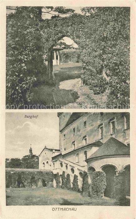 74017126 Ottmachau Oberschlesien Otmuchow PL Burgtor Burghof