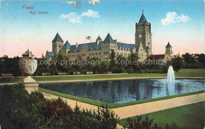 74017135 Posen  POZNAN PL Koenigliches Schloss Wasserspiele