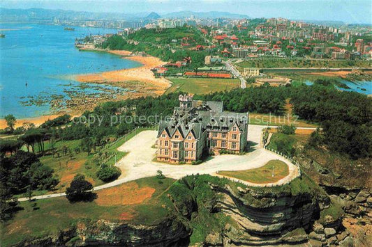 74017866 SANTANDER Cantabria ES Castillo vista aérea Schloss