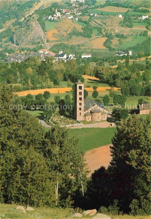 74018203 Pirineu Catala Vall de Bohi Panorama Blick ins Tal Kirche