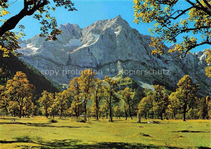 74018234 Grosser Ahornboden Karwendel Tirol Landschaftspanorama