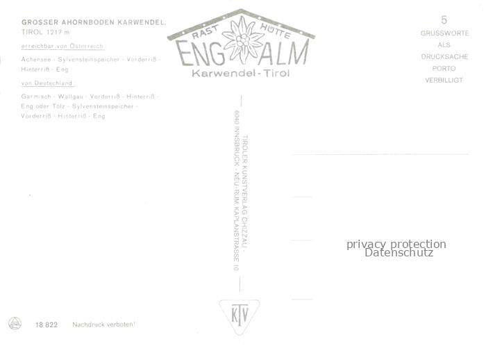 74018234 Grosser Ahornboden Karwendel Tirol Landschaftspanorama