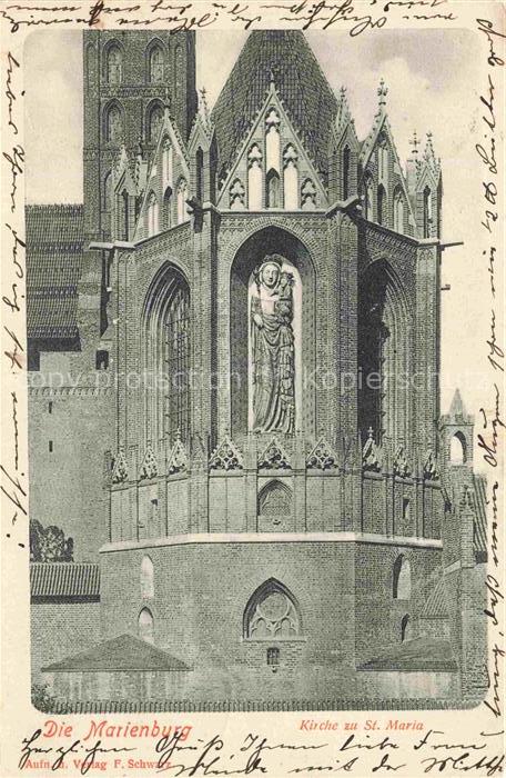 74018485 Marienburg   Westpreussen MALBORK PL Kirche zu St. Maria