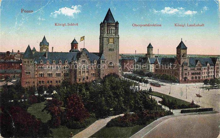 74018495 Posen  POZNAN PL Koenigliches Schloss Oberpostdirektion Koenigliche Lan