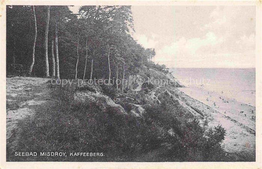 74018498 MISDROY Ostseebad Miedzyzdroje PL Kaffeeberg Blick zum Strand