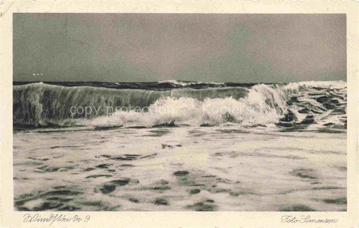 74018816 HEIDEBRINK  Ostseebad Pommern Miedzywodzie PL Stuermische See Windstaer