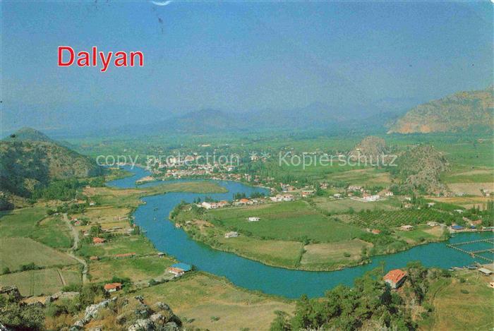 74018914 Dalyan Mugla Ortaca TK Fliegeraufnahme