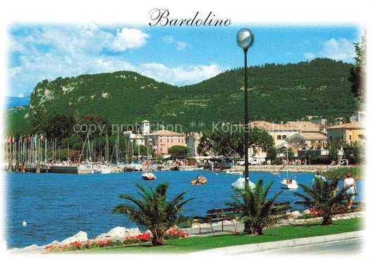 74018923 Bardolino Lago di Garda IT Uferpromenade am Gardasee