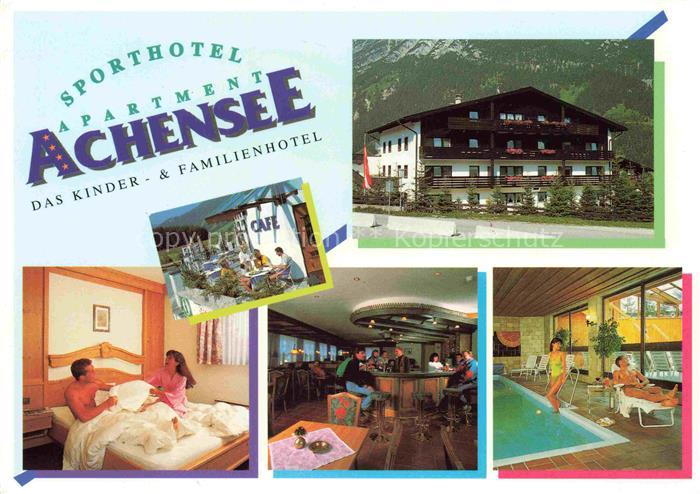 74019910 Achensee Tirol AT Sporthotel Achensee Fremdenzimmer Bar Hallenbad