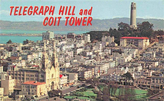 74021123 SAN FRANCISCO California USA Historic Telegraph Hill and Coit Tower aer