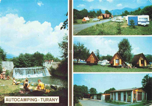 74021357 Turany Slovakia Autocamping Trusalová Bungalows Wasserfall