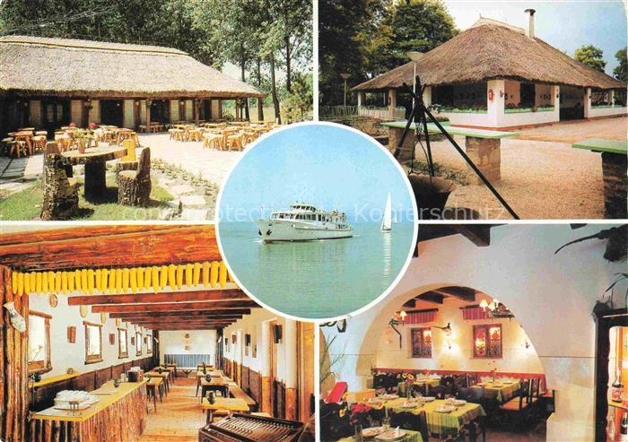 74022716 Balaton  Plattensee HU Restaurant am Plattensee Faehre