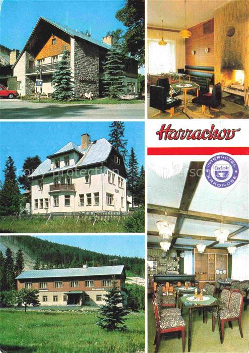 74022569 Harrachov Harrachsdorf CZ Hotel Hubertus Gastraum Kaminzimmer