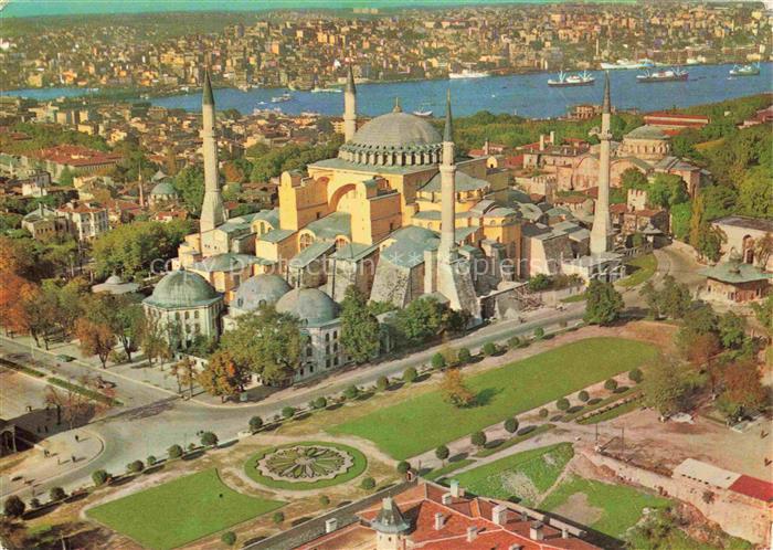 74022743 ISTANBUL Constantinopel TK Saint Sophia Museum aerial view