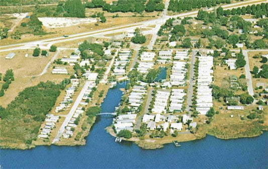 74023008 Lake Alfred Florida USA Palm Shores Mobile Village aerial view