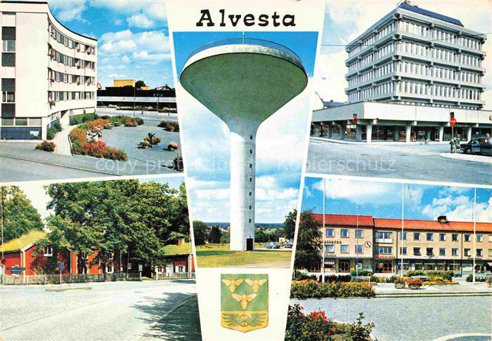 74024011 Alvesta Sweden Vattentornet Centrumhuset Hembygdsgarden Folkets Hus