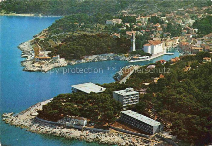 74023732 Veli Losinj Kroatien Kuestenpanorama Bucht Hafen Hotels