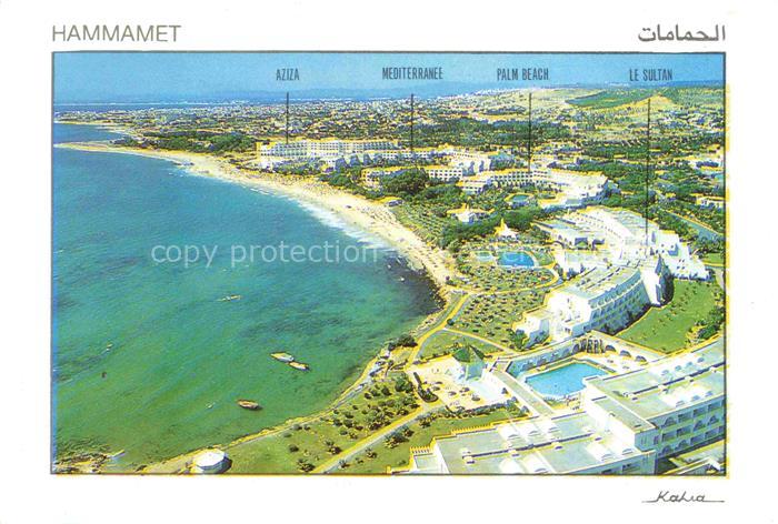 74023816 Hammamet Tunesie Kuestenpanorama Hotels Ferienanlagen Strand