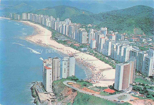 74024031 Guaruja Santos Sao Paulo Brazil Vista panoramica aérea Praia das Pitang