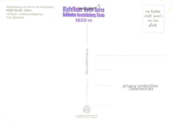 74024032 Hohe Salve 1681m AT Panorama Blick ins Inntal Alpenpanorama Rofan- und