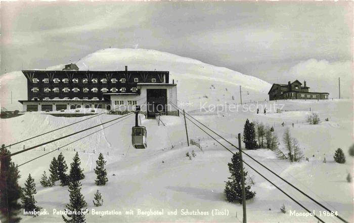 74014169 Seilbahn Cable-Car Telepherique Innsbruck Patscherkoefel Bergstation Ti