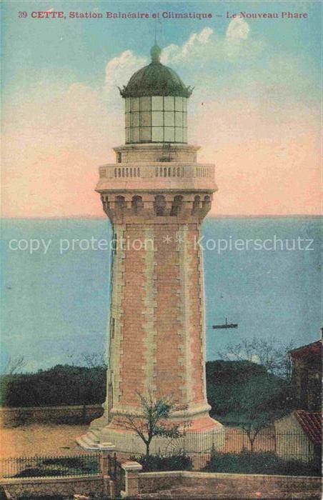 74014172 Leuchtturm Lighthouse Faro Phare-- Cette Station Nouveau Phare